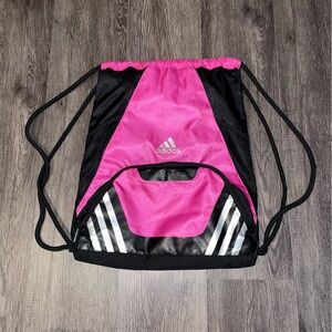 🔥 3 for $15 🔥 Adidas large drawstring sport athletic bag cinch sack